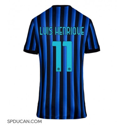 Zenski Nogometni Dres Inter Milan Luis Henrique #11 Domaci 2025-26 Kratak Rukav Zenski Nogometni Dres Inter Milan Luis Henrique #11 Domaci 2025-26 Kratak Rukav